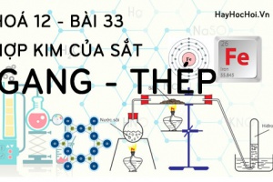 Hợp kim của Sắt, cách sản xuất gang thép - hoá 12 bài 33